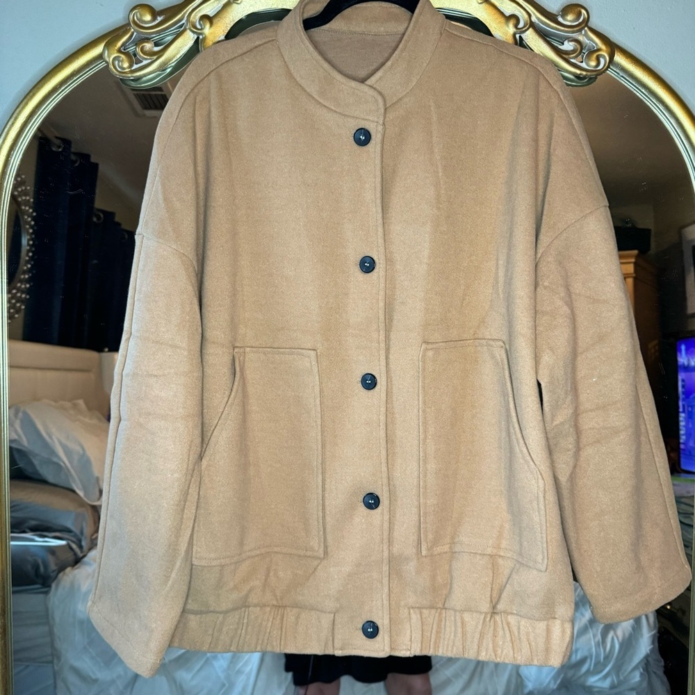 Xl relaxed fit with side pockets casual jacket NWOT - Picture 6 of 9